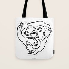 CAT KNOT Tote Bag