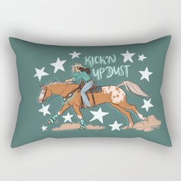 Kick'N Up Dust  Rectangular Pillow