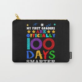 Day Of School 100th Smarter 100 Teacher 1st Grader Carry-All Pouch