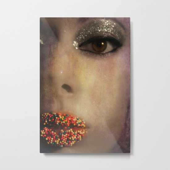 Spunky Metal Print
