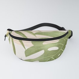 Abstract Art Tropical Leaves 21 Fanny Pack