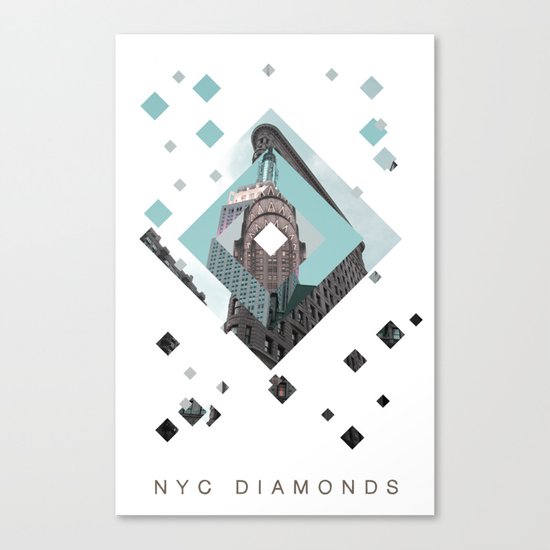 New York City Diamonds Canvas Print
