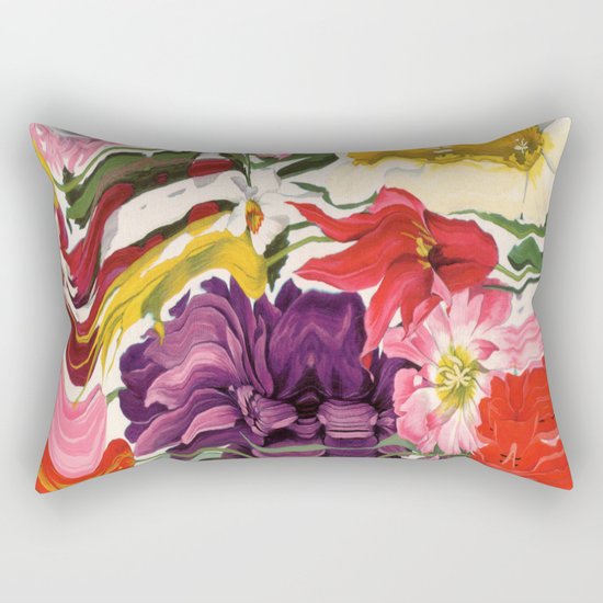 Aka, kiiro, murasaki Rectangular Pillow