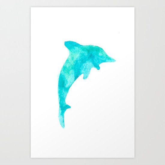 Exotic Dolphin Art Print