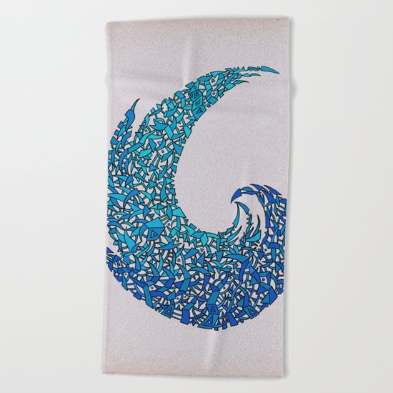 - new wave - Beach Towel