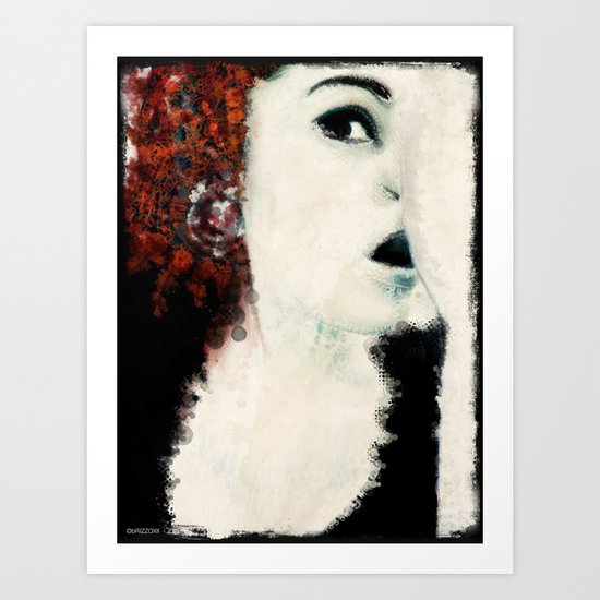 respiro_rosso Art Print