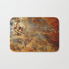 Beautiful Rust Bath Mat | Curated, Nature, Landscape, Abstract, Photo 