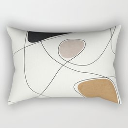Thin Flow I Rectangular Pillow