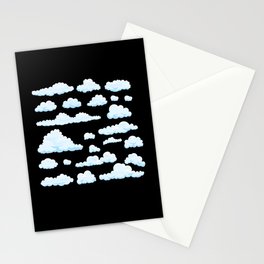 Cloudy Child Clouds Weather Stationery Card