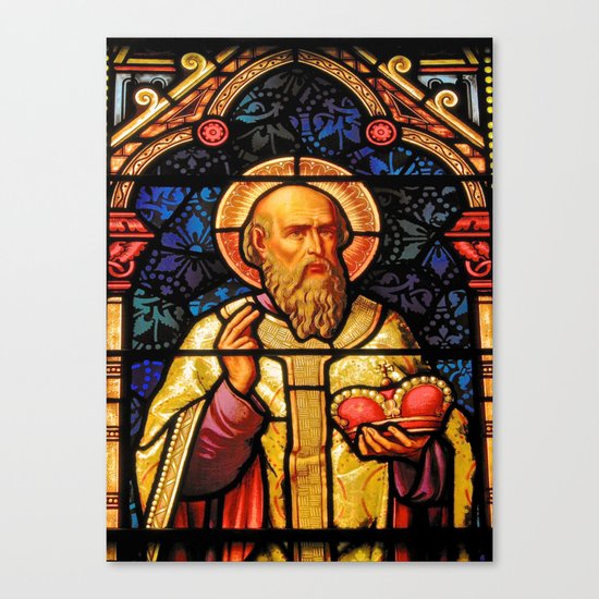 Saintly Glass #2 Canvas Print