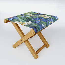 Van Gogh Irises Folding Stool