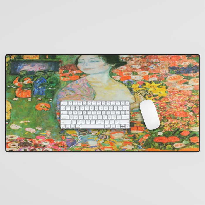 Gustav Klimt The dancer Desk Mat