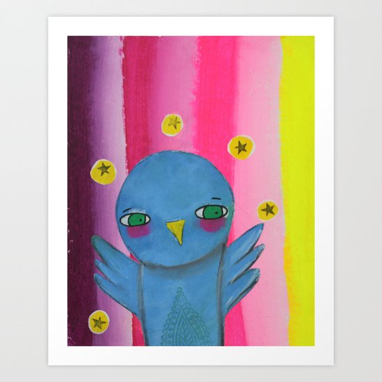 Bluebird Art Print