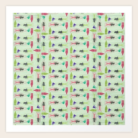 Water Pattern Art Print