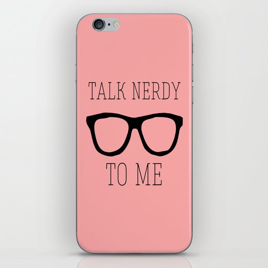 Talk nerdy to me iPhone & iPod Skin