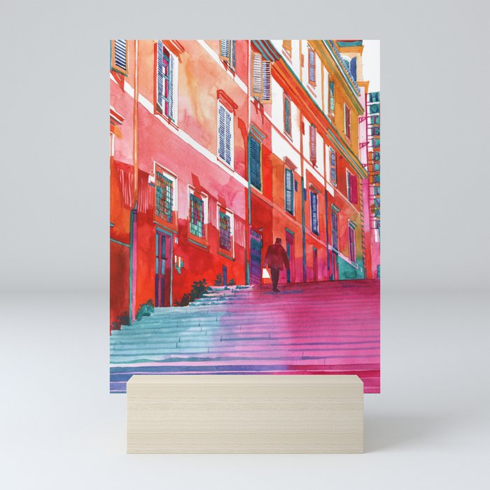 Hotel in Rome Mini Art Print