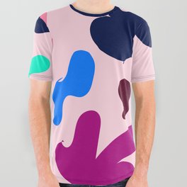 5  Henri Matisse Inspired 220527 Abstract Shapes Organic Valourine Original All Over Graphic Tee