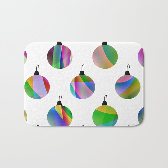 Christmas Tree Decoration Bath Mat
