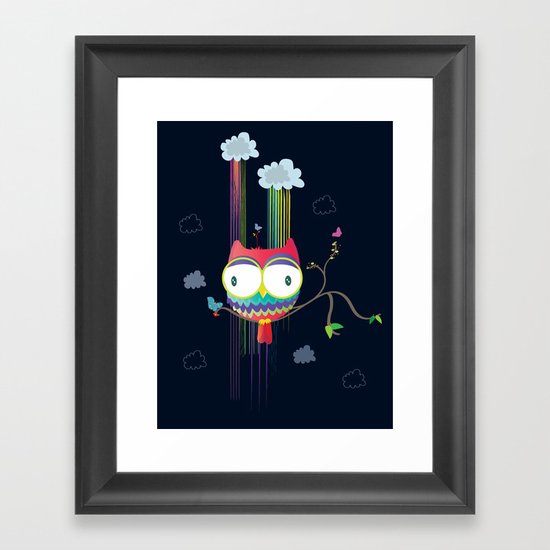 Colorfowl Framed Art Print