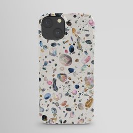 Pebbles terrazzo Multicolor iPhone Case