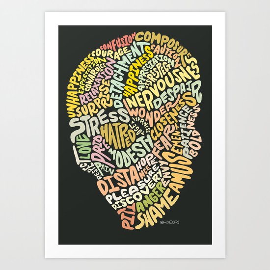 The inner workings of my mind! Art Print