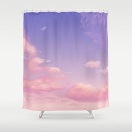 Sky Purple Aesthetic Lofi Shower Curtain