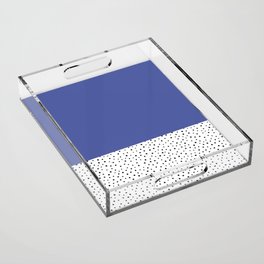 Very Peri + Polka Dots  Acrylic Tray