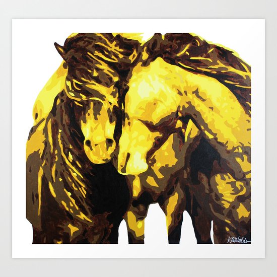 Wild Horses Art Print