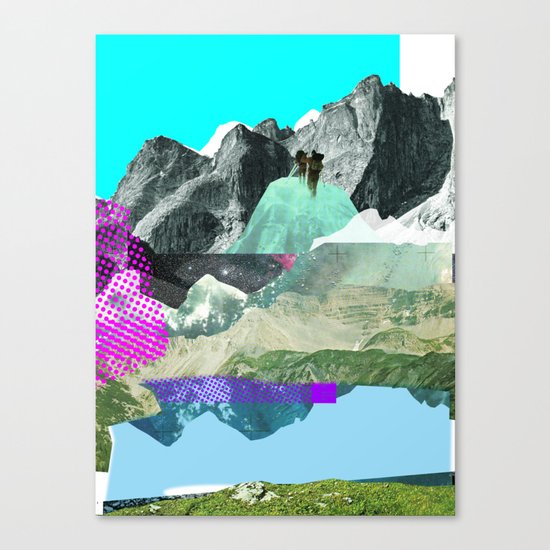 Experiment am Berg 8 Canvas Print