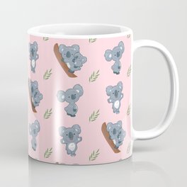 Cute Koala Pattern - Pink Coffee Mug