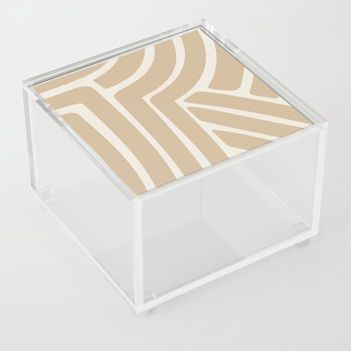 Abstract Stripes LXXXIII Acrylic Box