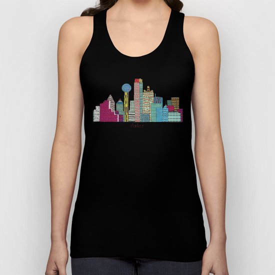 Dallas city Unisex Tank Top