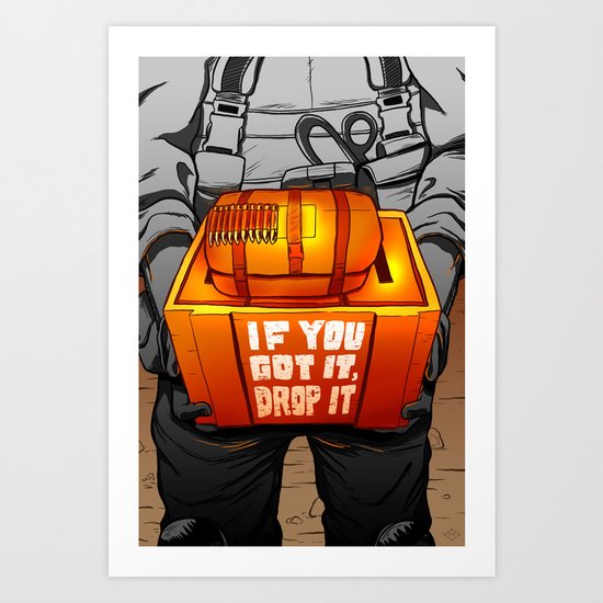 Drop It Art Print