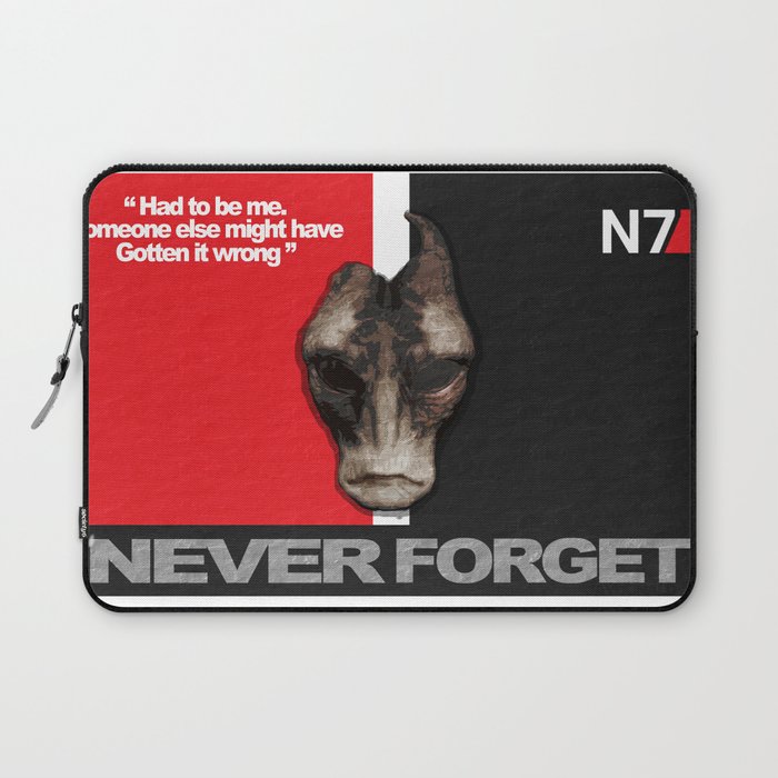 NEVER FORGET - Mordin Solus- Mass Effect Laptop Sleeve