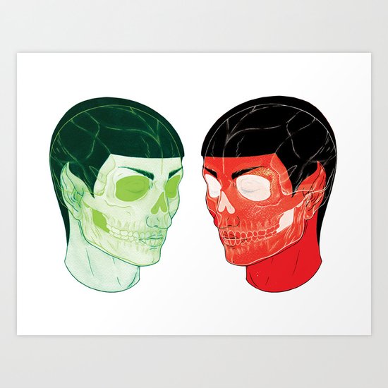 Vulcanatomy 2.0 Art Print