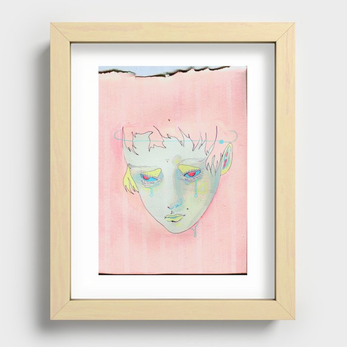 PALE FIRE Recessed Framed Print