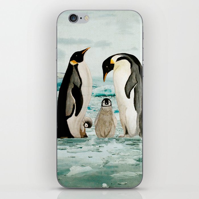 Emperor Penguin Family iPhone Skin