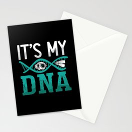 It's My DNA Spearfishing Freediving Dive Freediver Stationery Card
