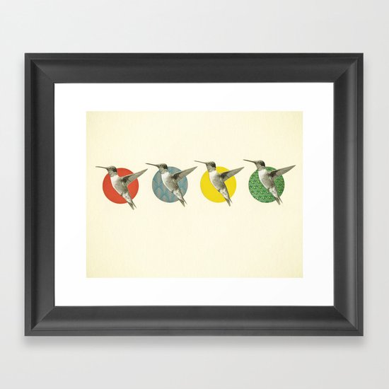 The Hummingbird Dance Framed Art Print