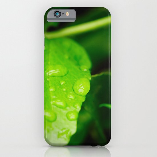 Catching raindrops iPhone & iPod Case