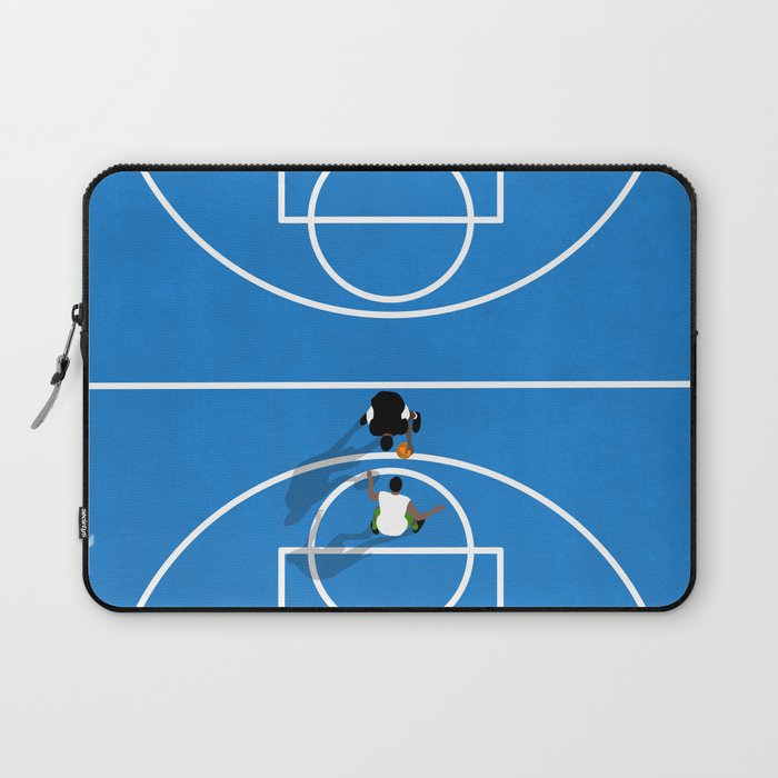 Shooting Hoops | Basketball Court Laptop Sleeve