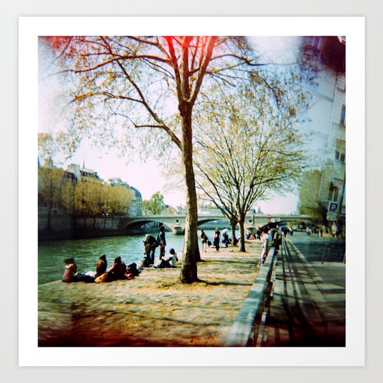 Paris in the Spring Time Art Print