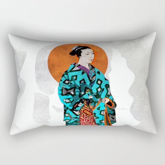 Geisha Rectangular Pillow