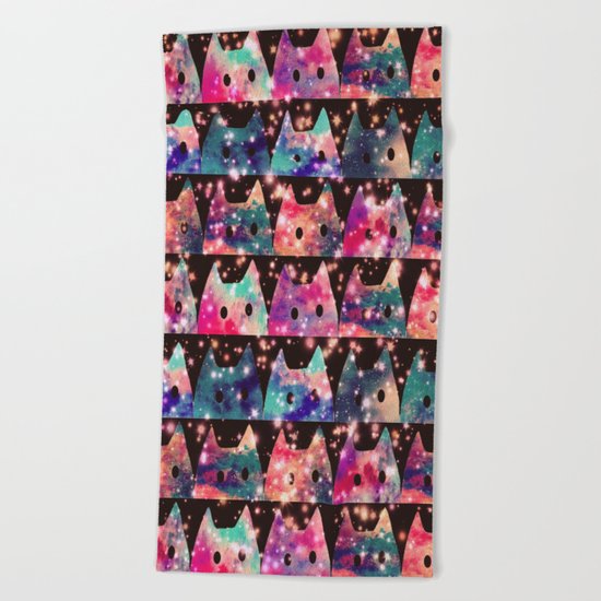 gorgeous cats-134 Beach Towel
