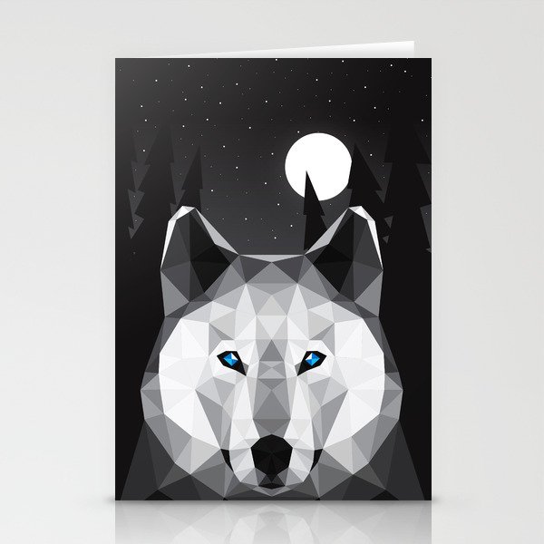 The Tundra Wolf Stationery Cards