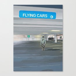 Flying Cars To The Right Canvas Print