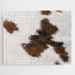 Painted Cowhide Cow Skin Fur Spot  Jigsaw Puzzle