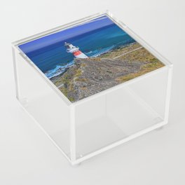 New Zealand Photography - Cape Palliser By The Blue Ocean Acrylic Box