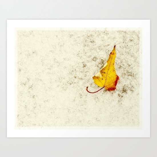 a bit of yellow Art Print