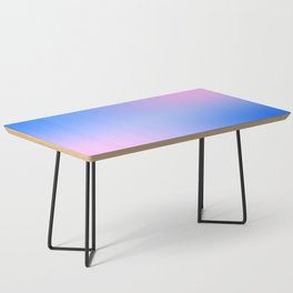 Minimal pastel blue - purple pink gradient Coffee Table